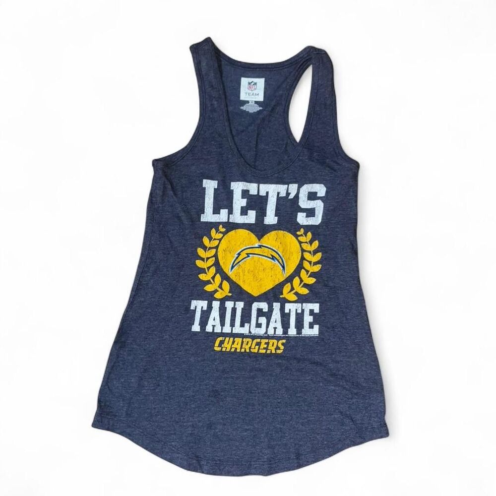 Vintage 2012 NFL San Diego Chargers Tailgate Muscle Tank SZ XS